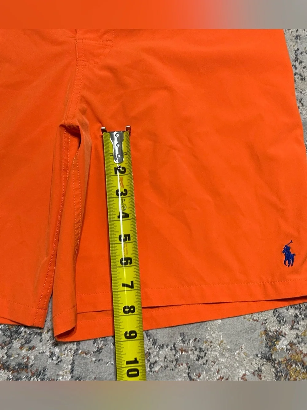 Ralph Lauren Kailua Classic-Fit Swim Trunks Orange size Large